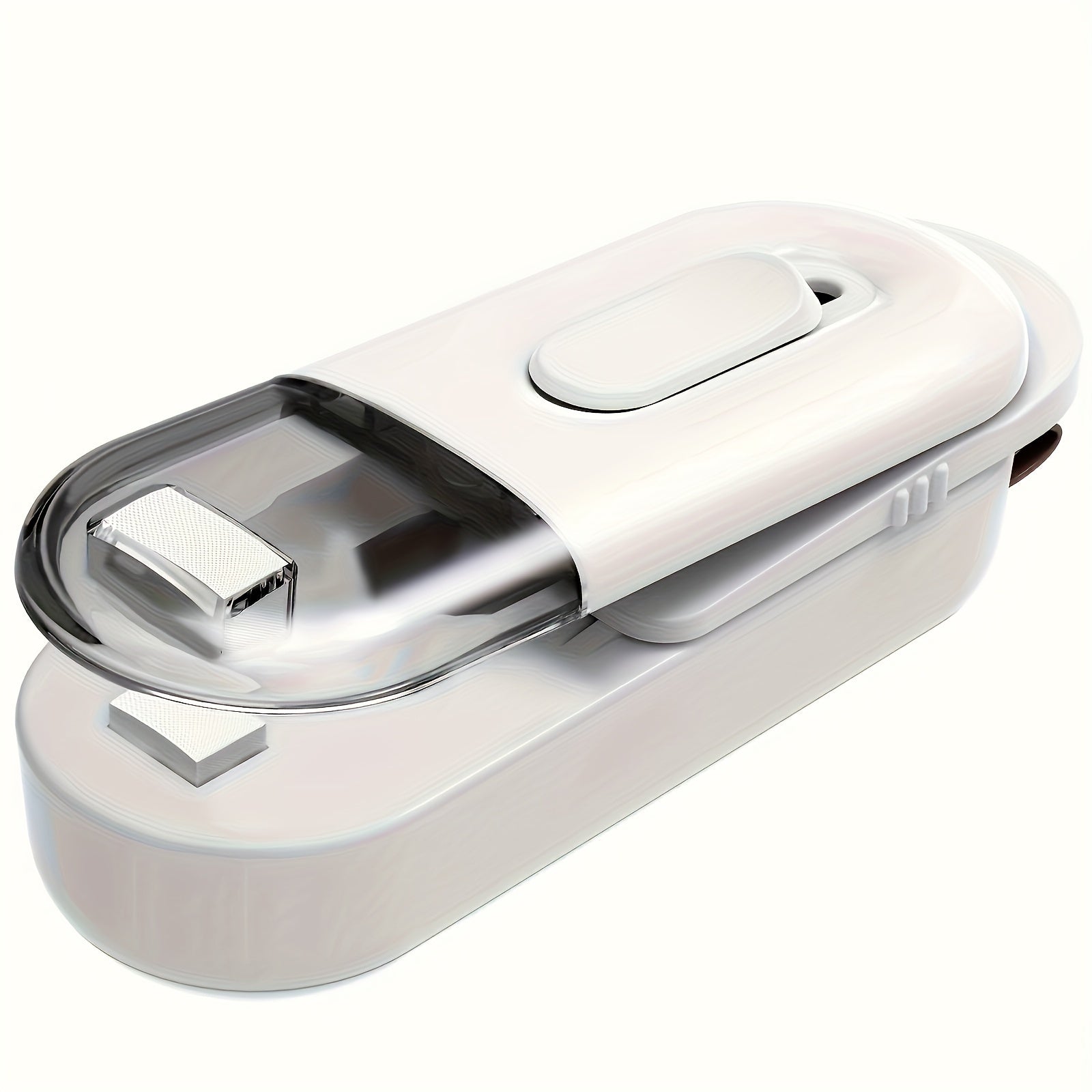 SealZip | 2-in-1 Mini Zakjes Sealer & Snijder - Draagbare Vacuüm Verpakkingsmachine voor Voedselopslag, Snacks