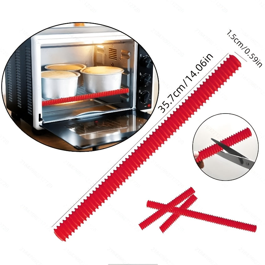 OvenGuard | Siliconen Beschermers voor Ovenrek Randen – 2 Stuks, Hittebestendige Oven Veiligheidsbeschermers