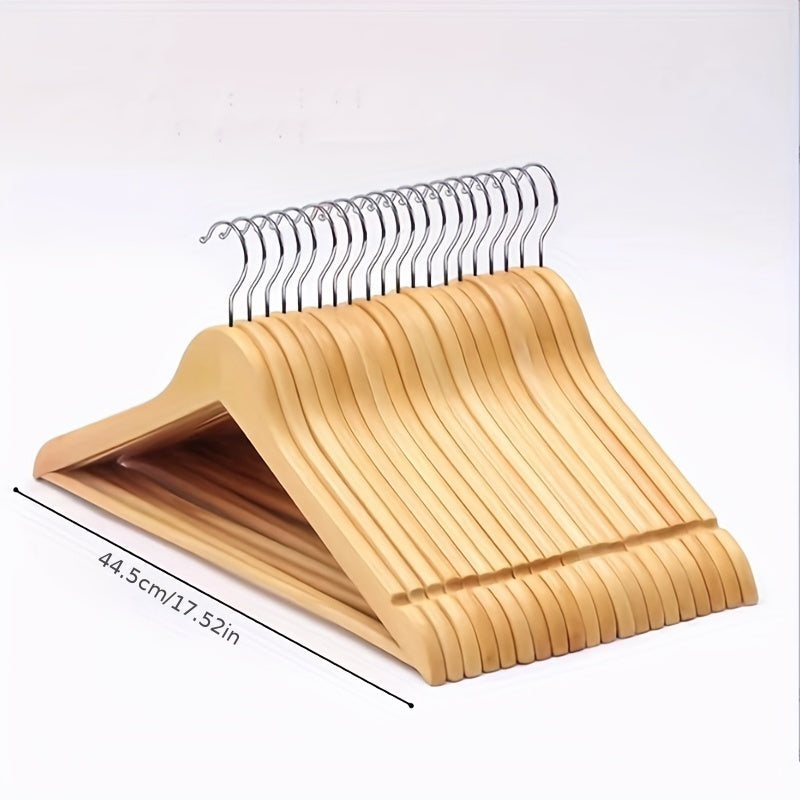 EverHanger | Duurzame Houten Overhemdhangers - Zware Kasthangers