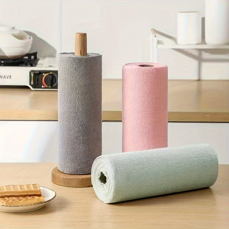 TidyWipe | Herbruikbare Huishoudelijke Keukenhanddoek Rollen - Milieuvriendelijke Vaatdoeken, Schoonmaakdoekjes & Washandvervangers