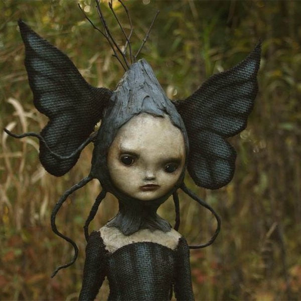 MysticWitch | Griezelige heksensculpturen – Duistere bizarre kunst, Halloween-decoratie, gotische woondecoratie