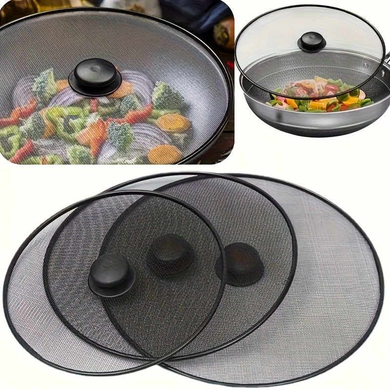 SplatterShield | Hittebestendig anti-spat gaasdeksel voor pannen 20–30 cm – anti-spatbescherming