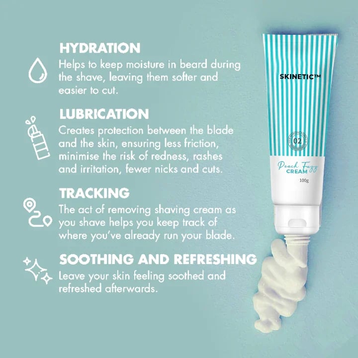 VelvetFuzz | Peach Fuzz ontharingscrème – Zachte ontharingscrème voor gezicht en lichaam