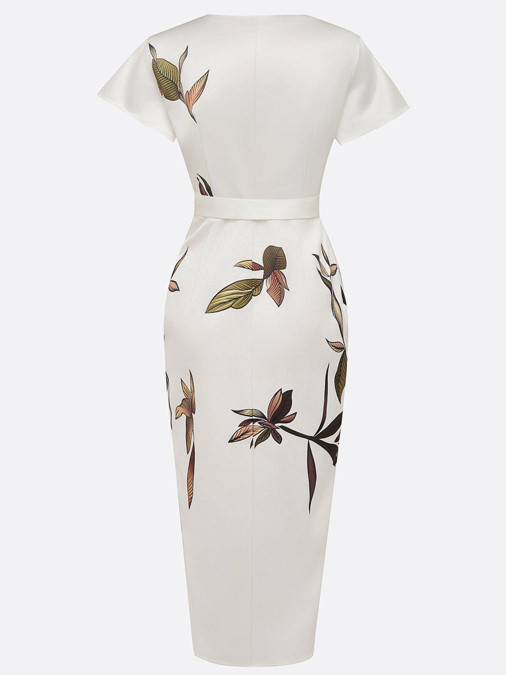 Girel | Luxe wikkeljurk voor dames – elegante bloemen maxi-jurk