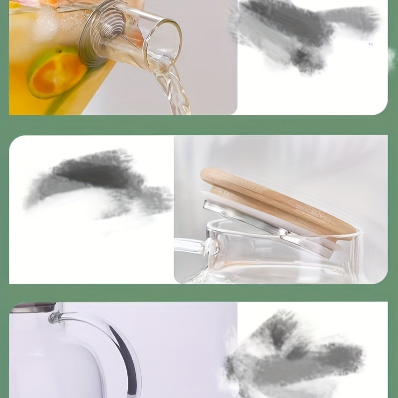 TeaVista | Borosilicaat glazen theepot met thee-ei - herbruikbaar, magnetronbestendig