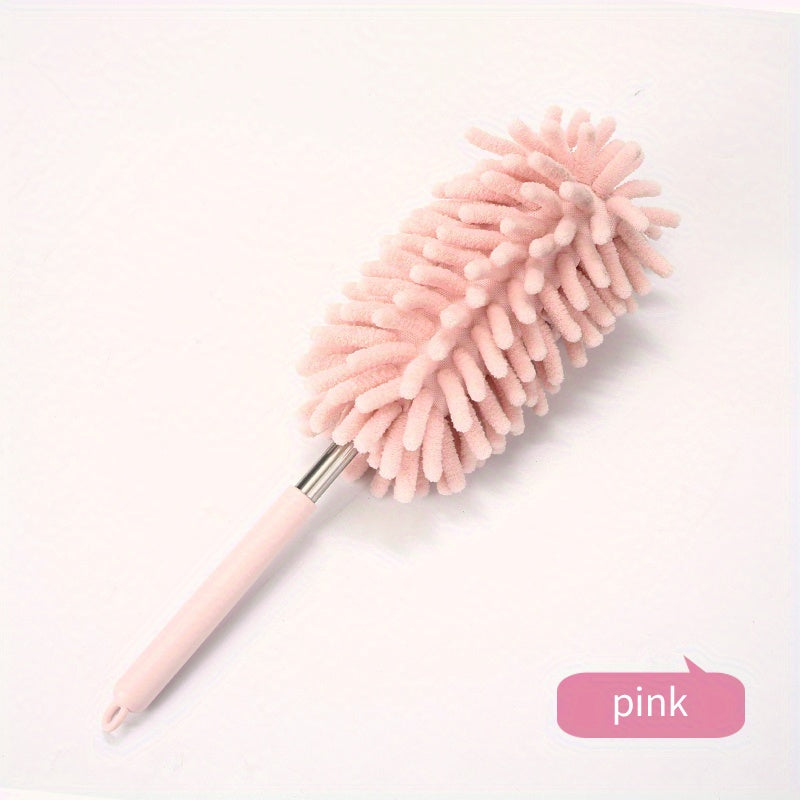 FluffSwipe | Telescopische Microfiber Chenille stofdoek - Uitschuifbaar, Flexibel