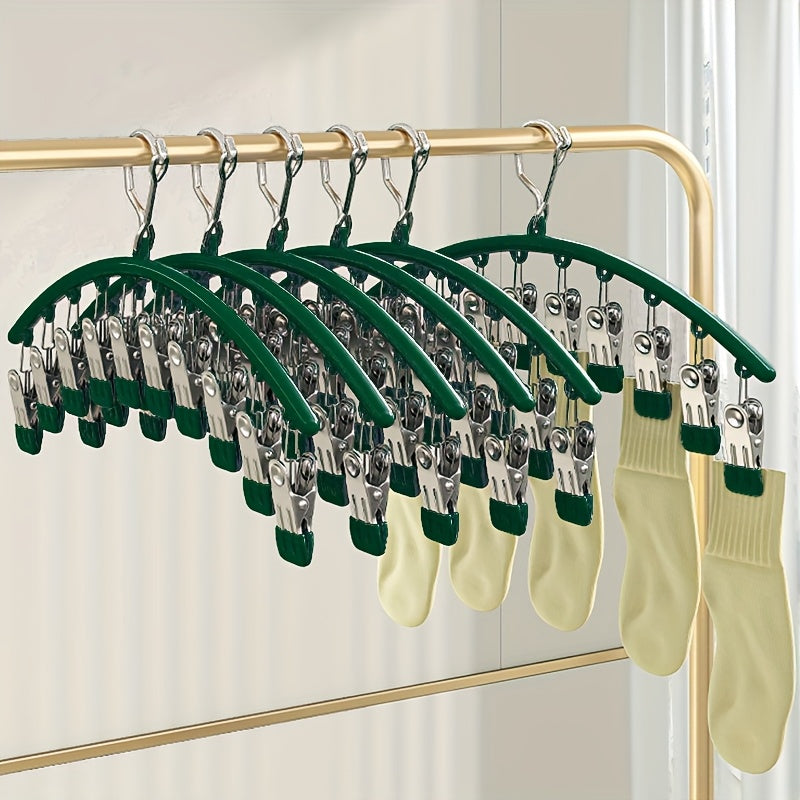 ClipCore | 3 roestvrijstalen wasknijpers + 10 mini-grijpclips – Duurzame, antislip hangers