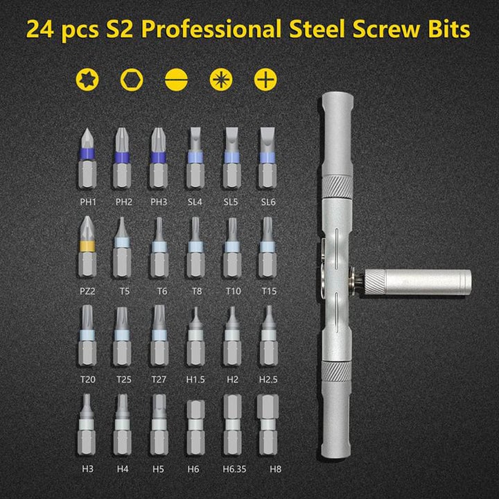 ScrewMaster | 24 in 1 Magnetic Screwdriver Set