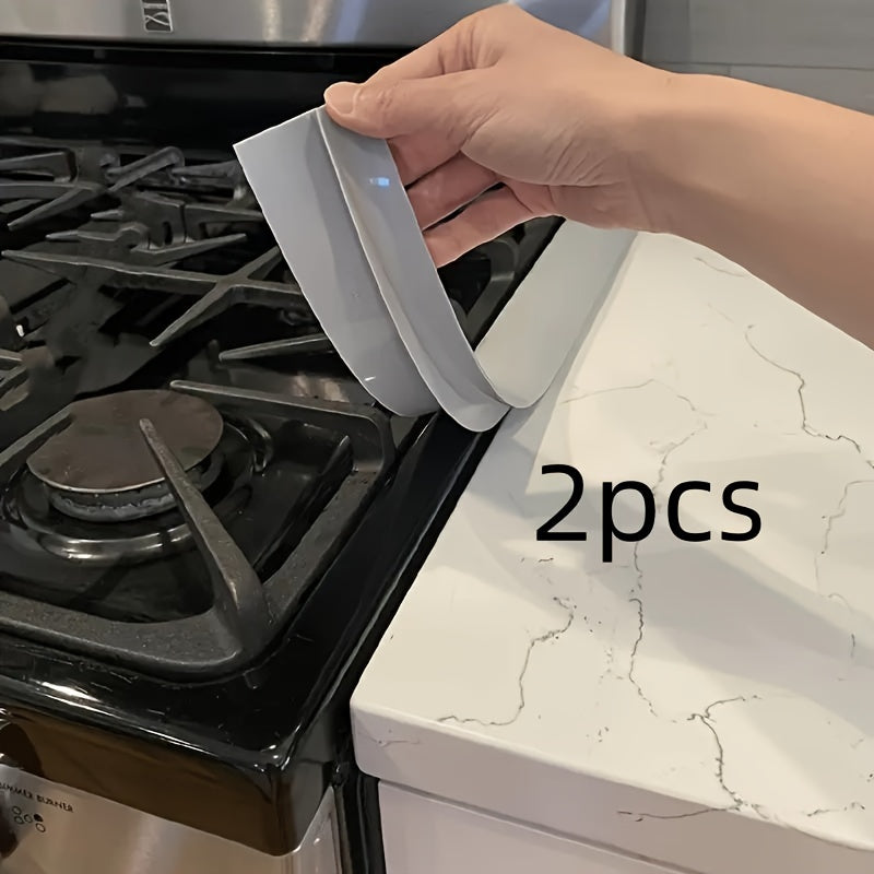 SplatStop | Siliconen spatbescherming & afdekplaat voor aanrecht - keuken afdichtstrip beschermer