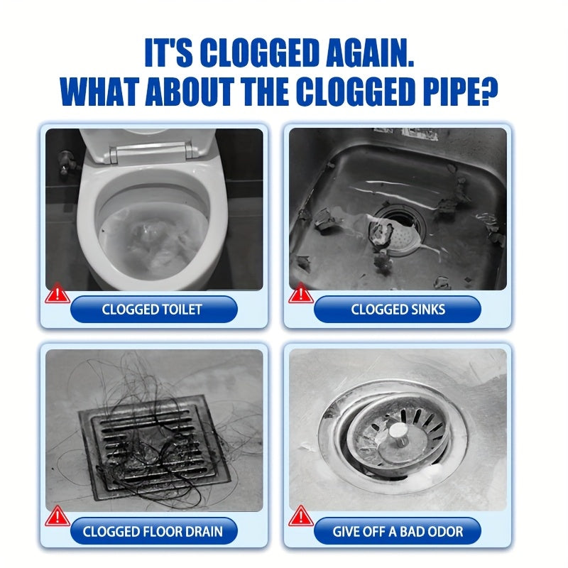 PipeMate | 1 doos krachtige afvoer- en leidingreiniger – ontstopt afvoeren, verwijdert geurtjes
