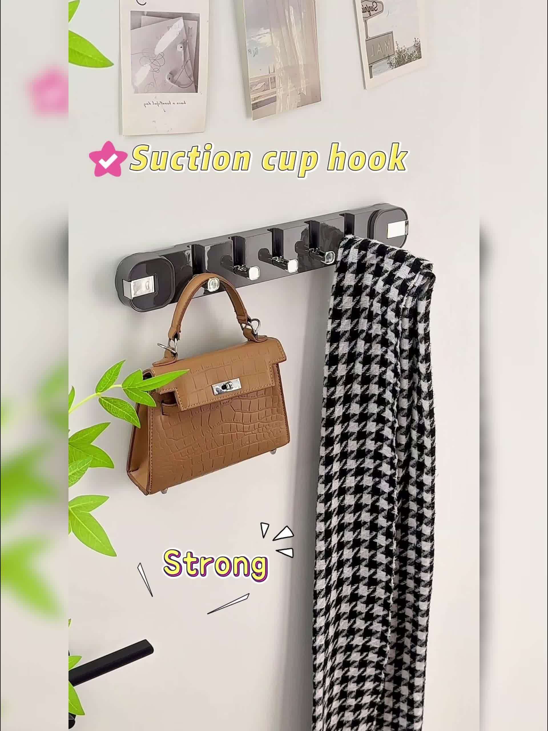 ModiHook | Zelfklevende zuignapwandhaken zonder boren – Verborgen rek met 5 haken