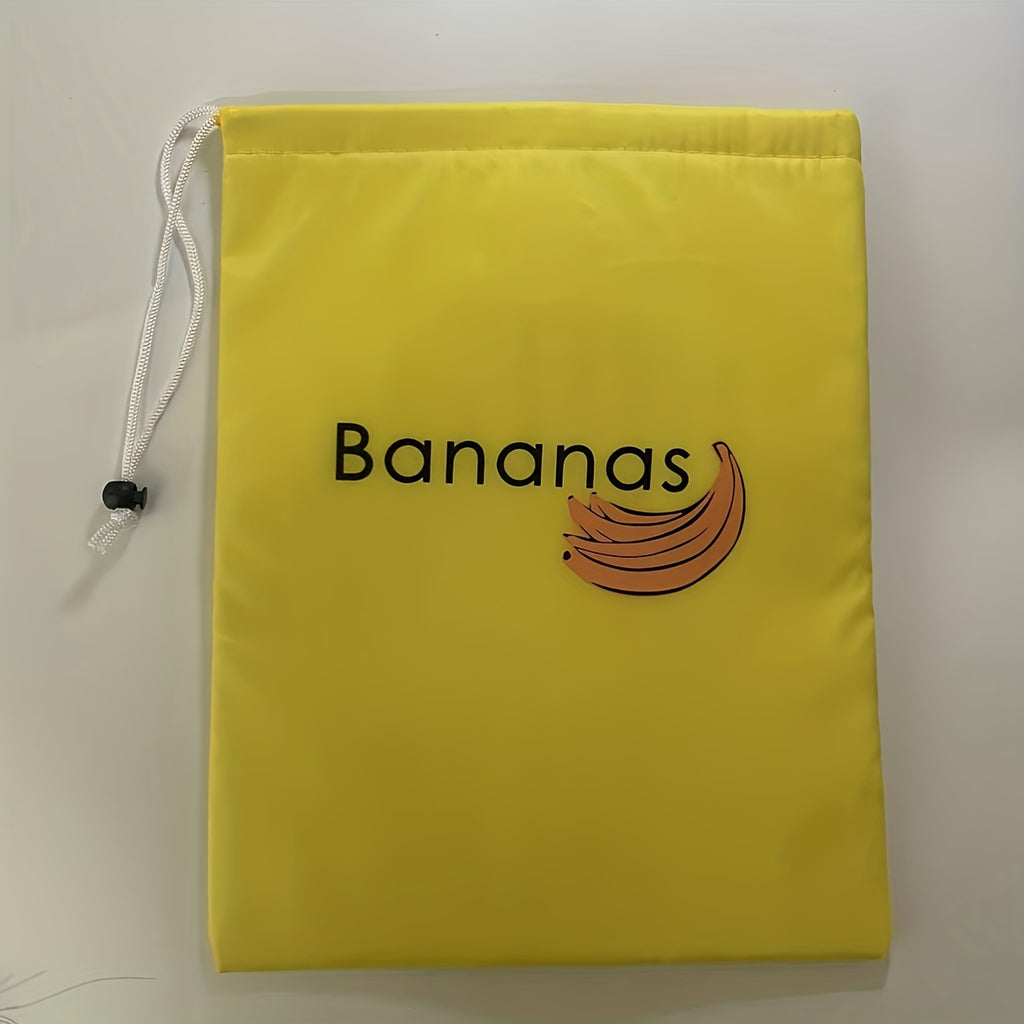 ProduceGuard | Herbruikbare Bananen Bewaarzak – Voedselveilig Nylon Groente- en Fruitzak met Aluminium Sluiting