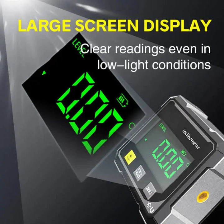 MagniLevel | Magnetische digitale hoekmeter – laser, nauwkeurig en sterke grip