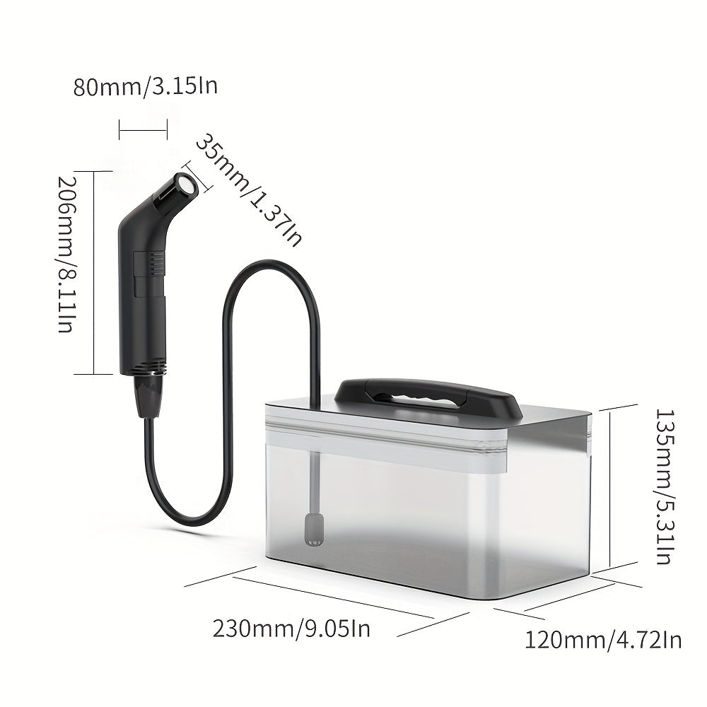 BidetGo | Draagbaar elektrisch bidet - Oplaadbaar reisbidet met 2.3L tank