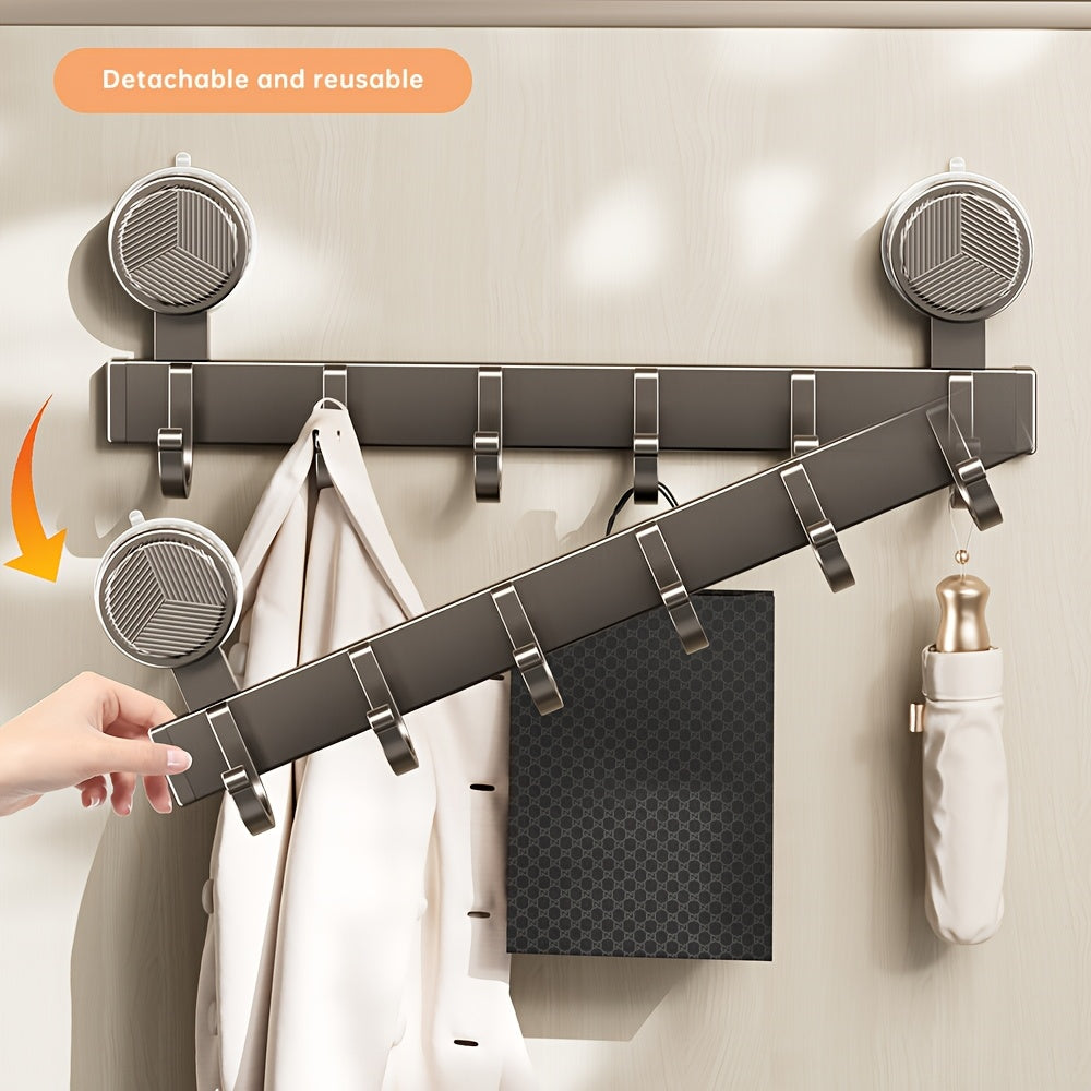 SureGrip | Zwaar uitgevoerde zuignaphaak – Deurorganizer voor handdoeken, jassen, sleutels