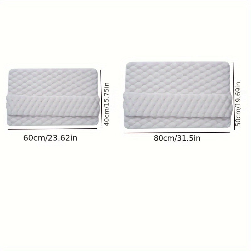 FluffMat | Pluche badmat met lang haar – antislip, traagschuim