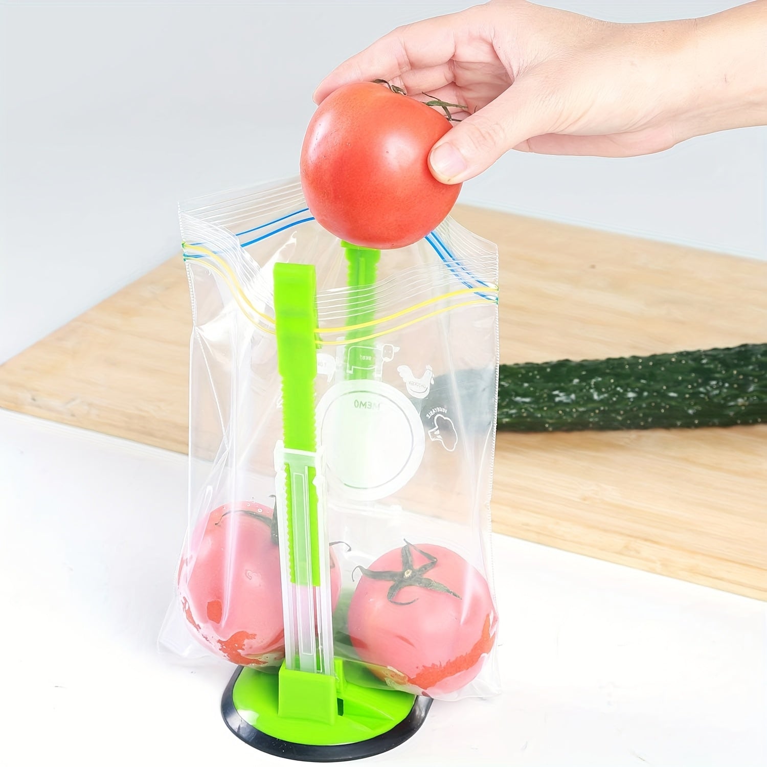 BagLift | Vriezerzak Houder Standaards – Verstelbaar Ziplock Zakjes Rek, Voedselopslag Standaard