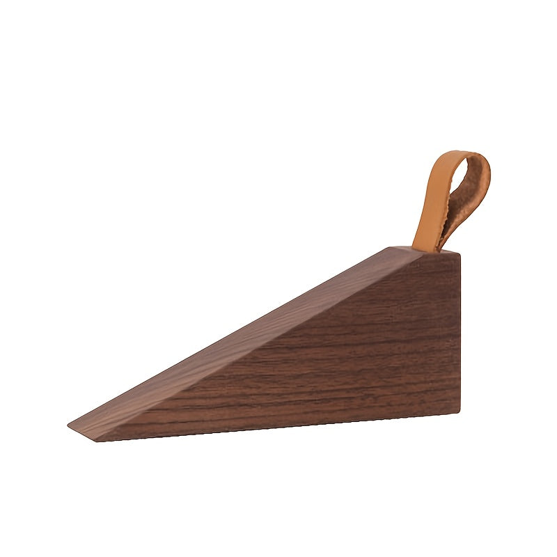 NordPlug | Massief houten deurstopper - Scandinavische anti-botswig