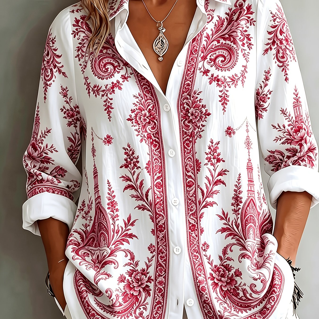 Velyn | Casual, elegante damesblouse – Ademende zomerbluis