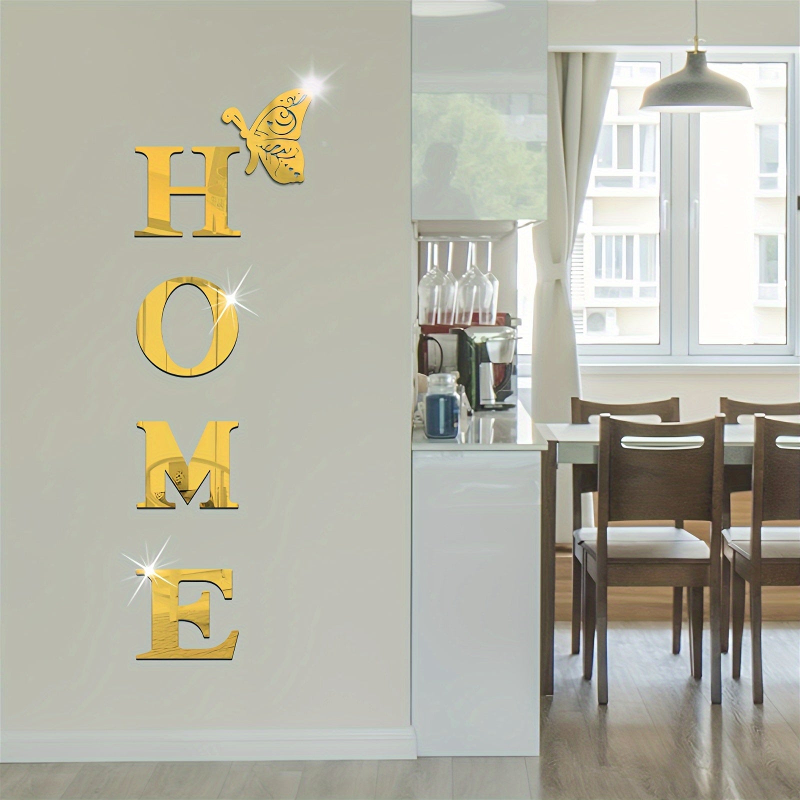 LumiFlutter | Elegante acryl vlinder muurstickers met glans – Decoratie voor thuis en op kantoor