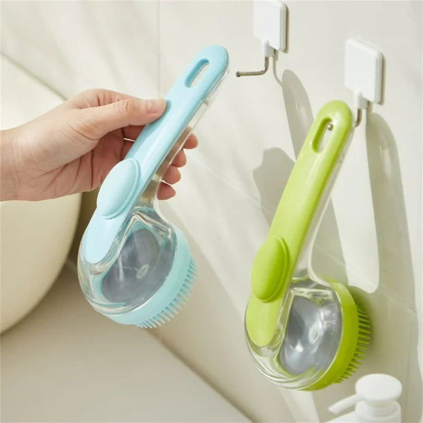 PetLather | Huisdier Verzorging Zeepdispenser Schrobborstel – 2-in-1 Shampoo Applicator