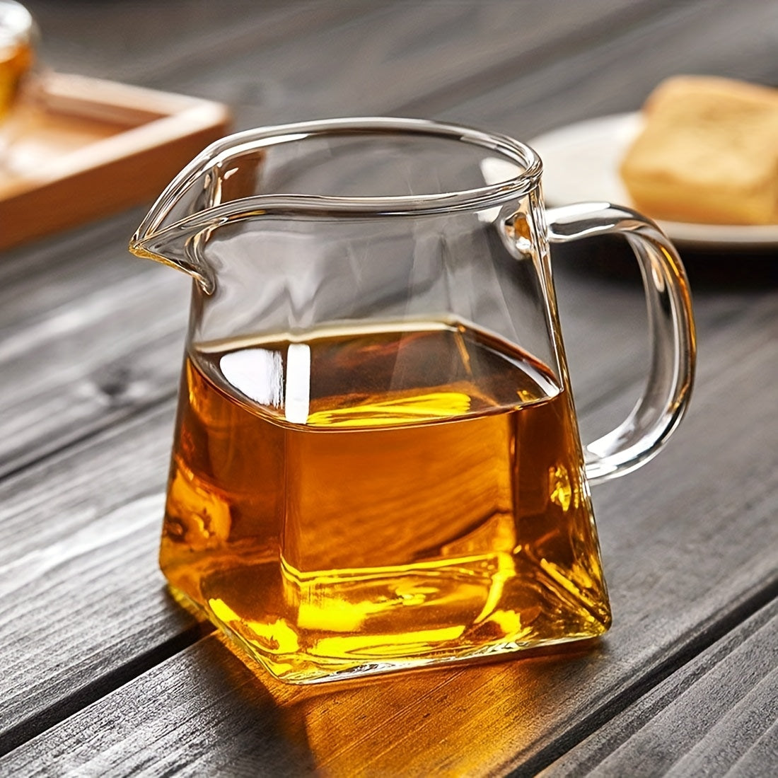 Infuso | Dikke hittebestendige glazen theepot met roestvrijstalen filter, kruiden- en bloementhee