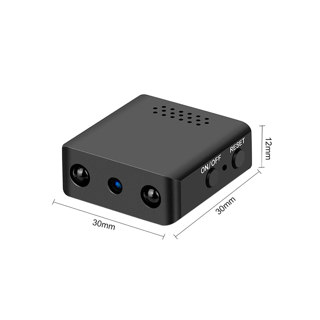 SpyVue | Mini HD-videocamera met audio - draagbare draadloze micro beveiligingscamera