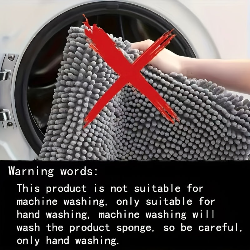 SafeCorner | L-vormige antislip pluche douchemat voor in de hoek – Absorberend badkamerkleed