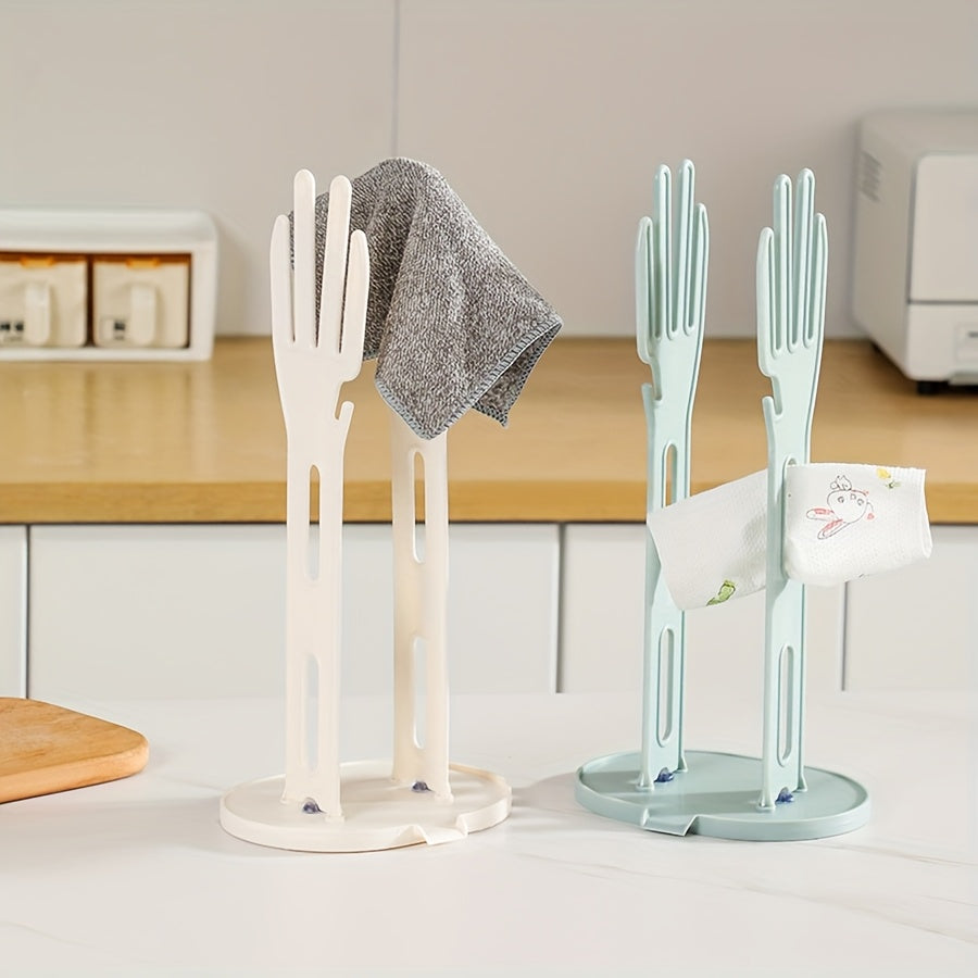 GloveDry | Droogrek & Houder voor Rubberen Handschoenen – Keukenspoelbak Organizer