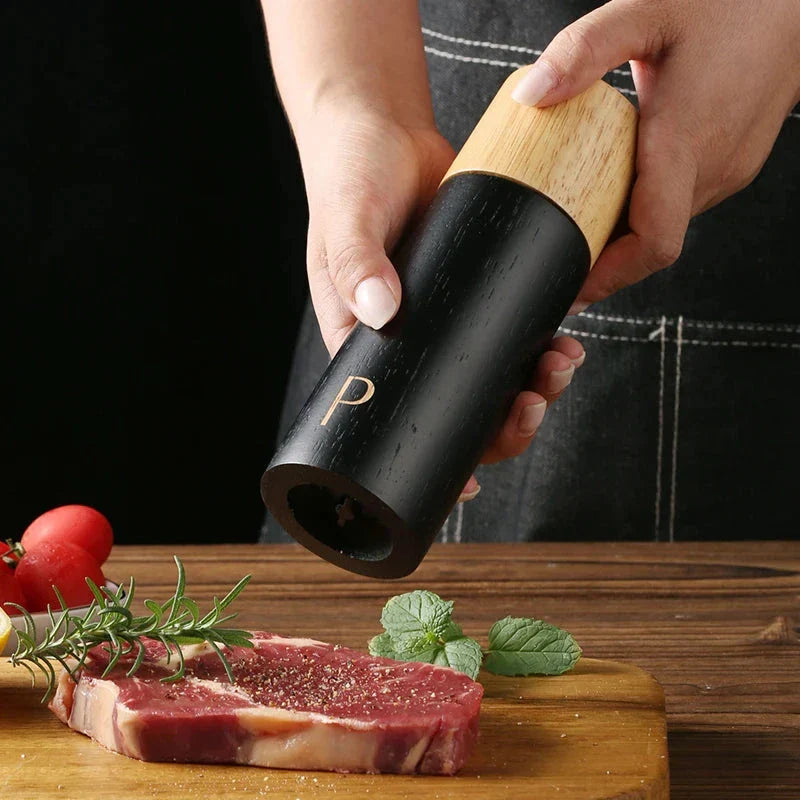 RustiMill | Houten zout- en pepermolenset - instelbare keramische molens voor keuken en eetkamer