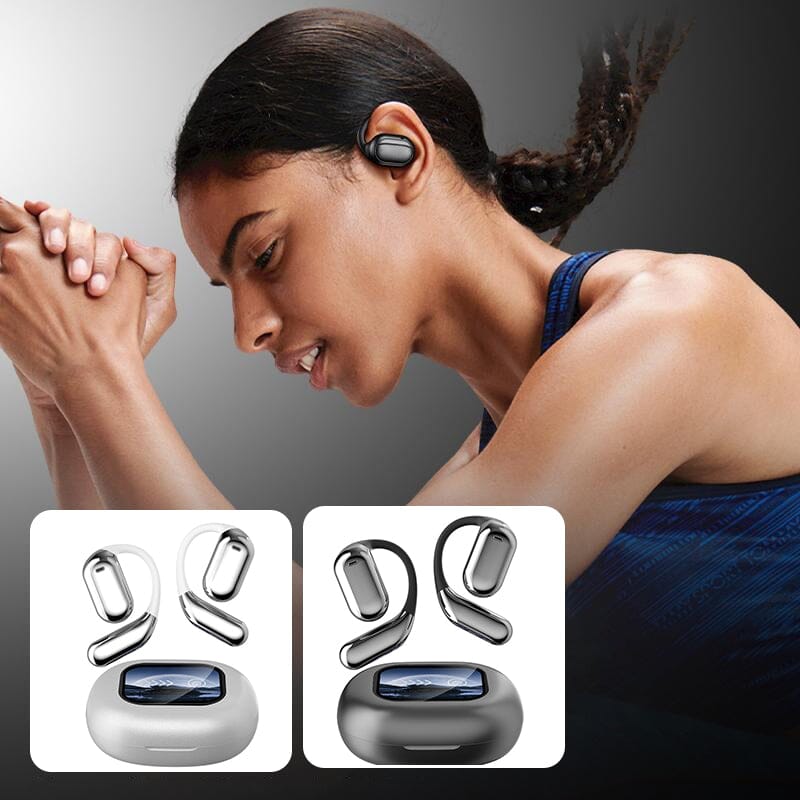 EchoLoop | Draadloze open Bluetooth oordopjes - Sport & hardloop koptelefoon