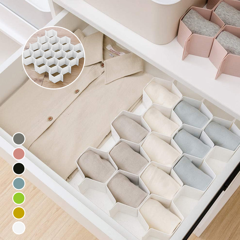 HoneySlot | Honingraatlade-organizer – Verstelbare opbergverdeler, organisatie voor keuken, kantoor en kast