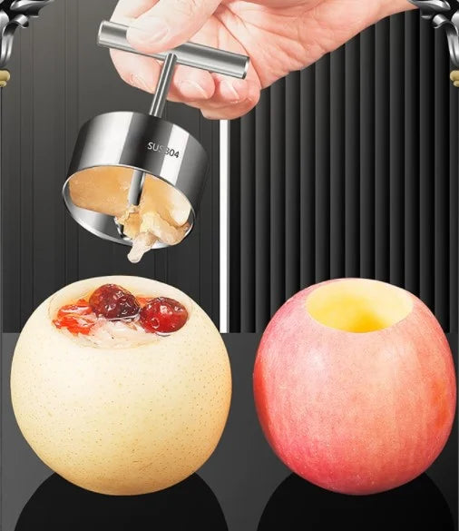 CorePop | Appel- en perenboorgereedschap - Roestvrijstalen fruitboorverwijderaar