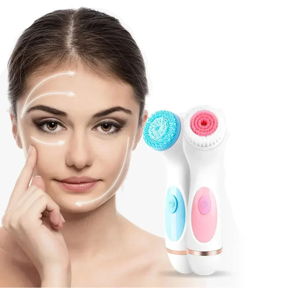 Spaura | 3-in-1 Sonisch gezichtsreinigings- en spasysteem – Waterdicht, oplaadbaar via USB