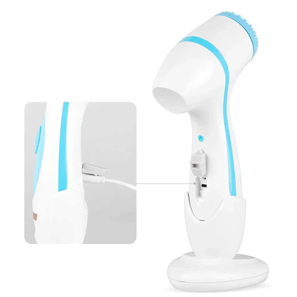 Spaura | 3-in-1 Sonisch gezichtsreinigings- en spasysteem – Waterdicht, oplaadbaar via USB