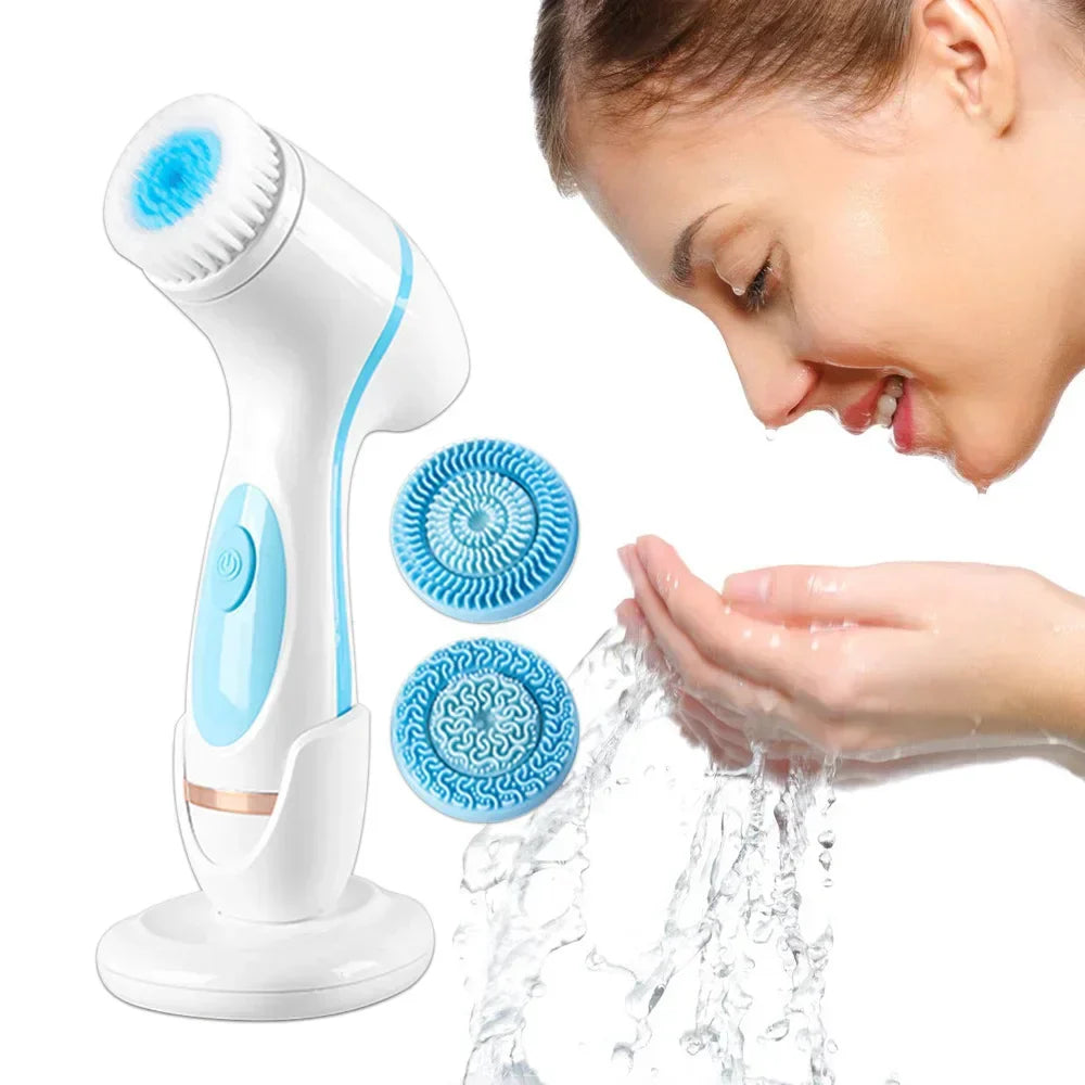 Spaura | 3-in-1 Sonisch gezichtsreinigings- en spasysteem – Waterdicht, oplaadbaar via USB