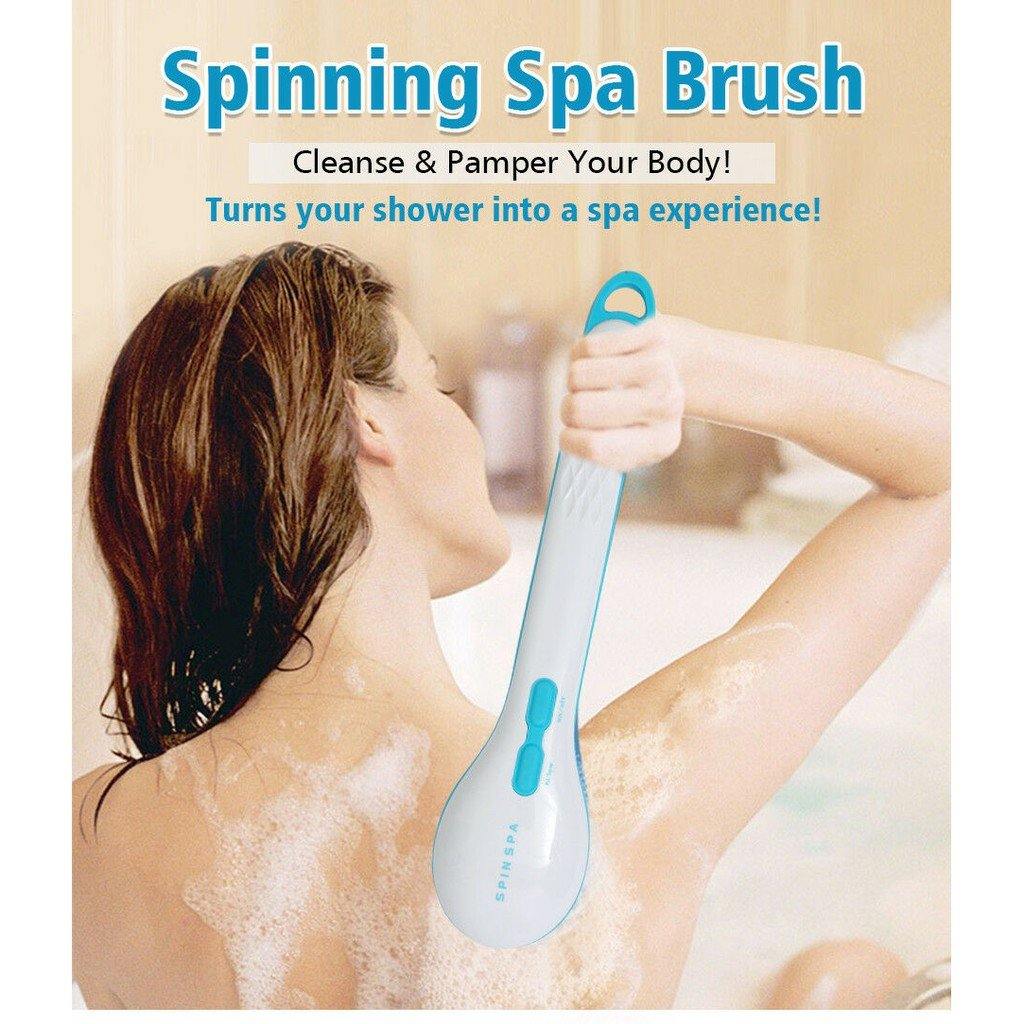 SpaSphere | 5-in-1 elektrische doucheborstel met massagekop en scrubkop – lichaamsreiniging