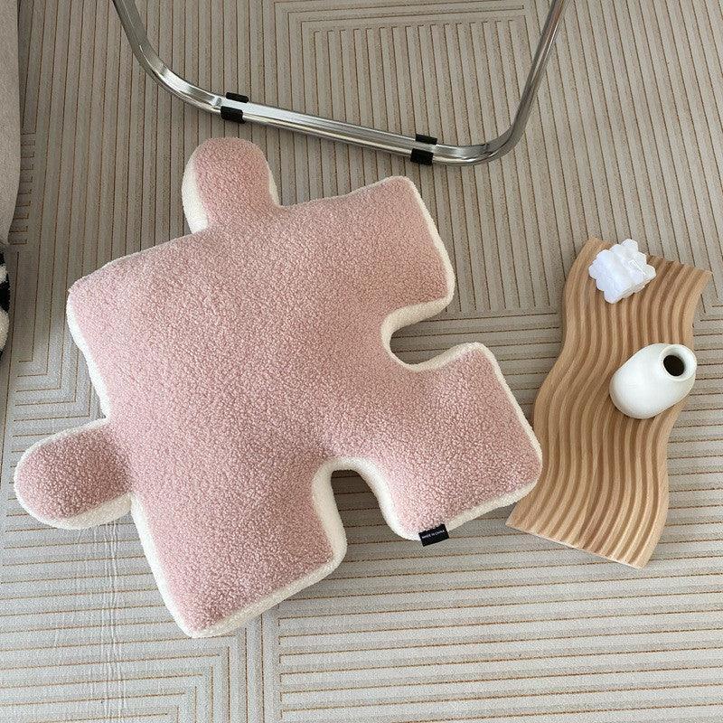 Pillowzzle | Zacht pluche puzzel kussen - Decoratief kussen