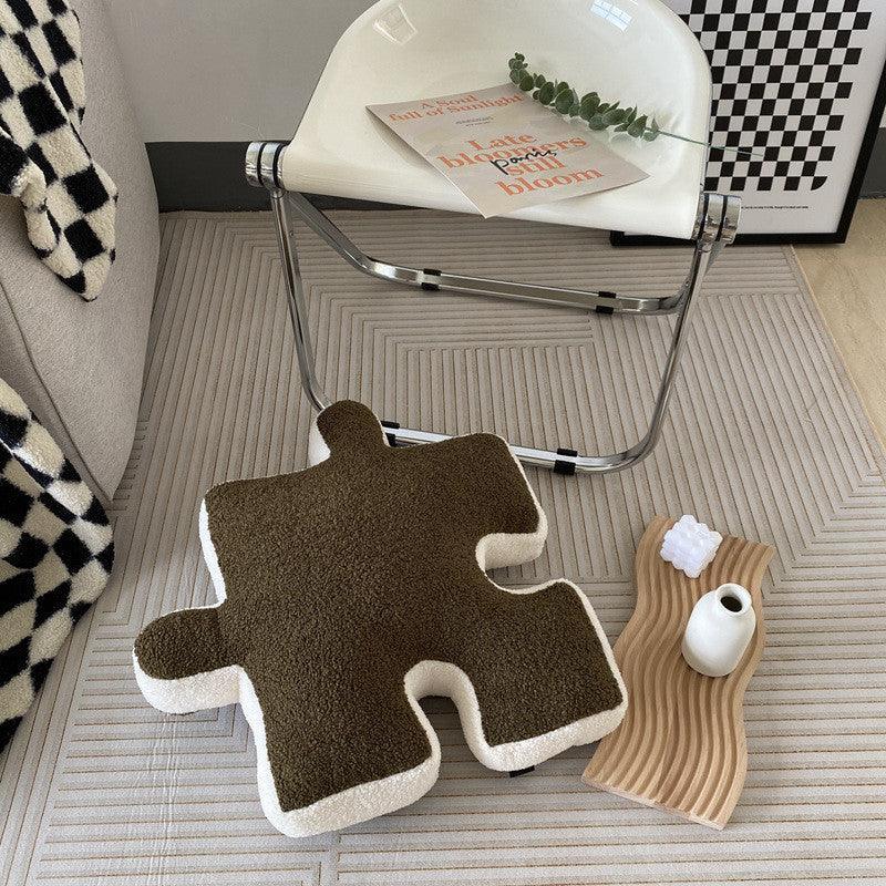 Pillowzzle | Zacht pluche puzzel kussen - Decoratief kussen