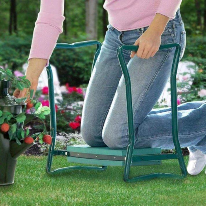GardenPerch | Opvouwbare Ergonomische Knielbank & Tuinbank - Draagbaar Zitje