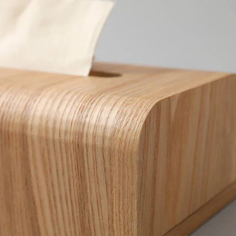 TissueNest | Walnoothouten tissuebox, massief hout, elegant en functioneel