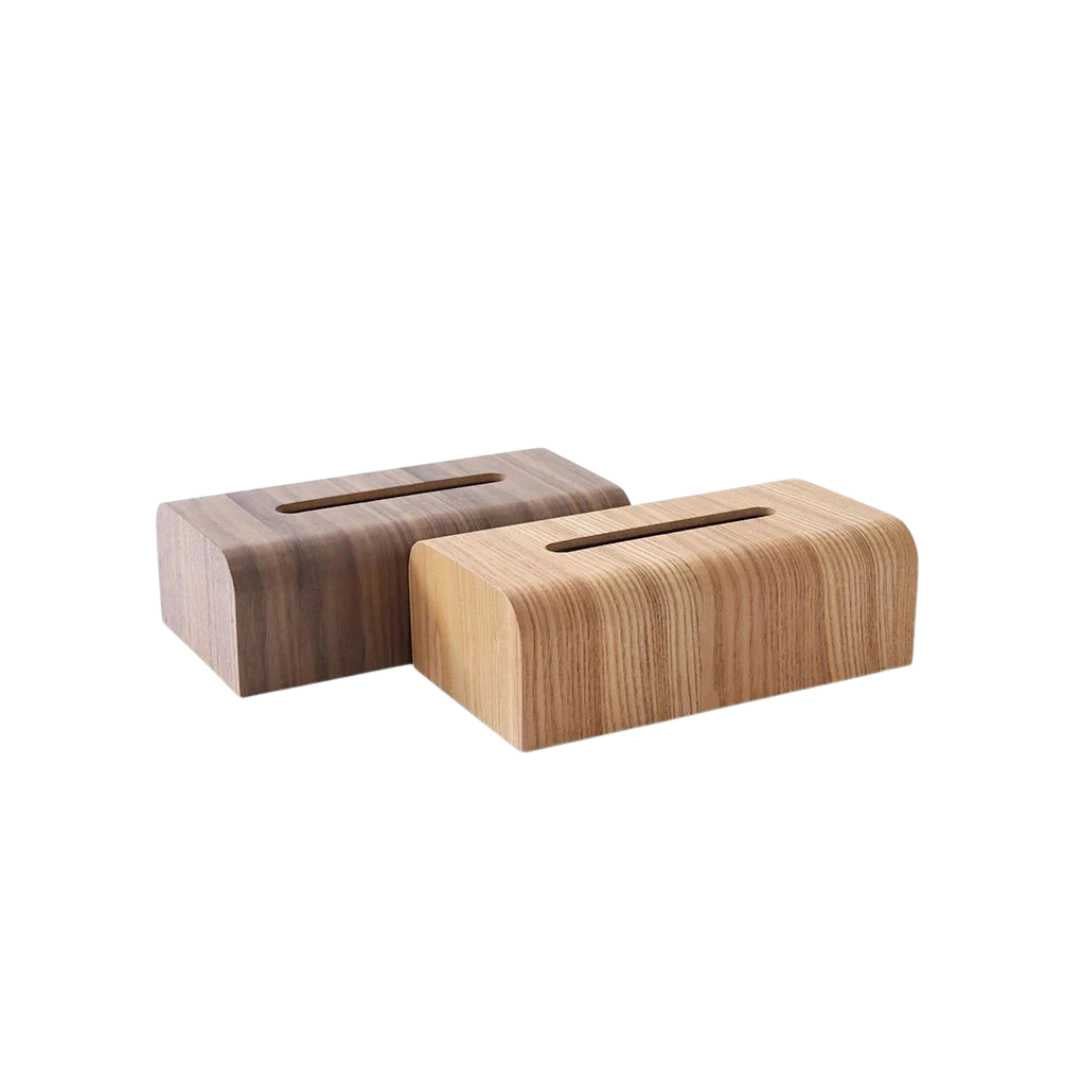 TissueNest | Walnoothouten tissuebox, massief hout, elegant en functioneel