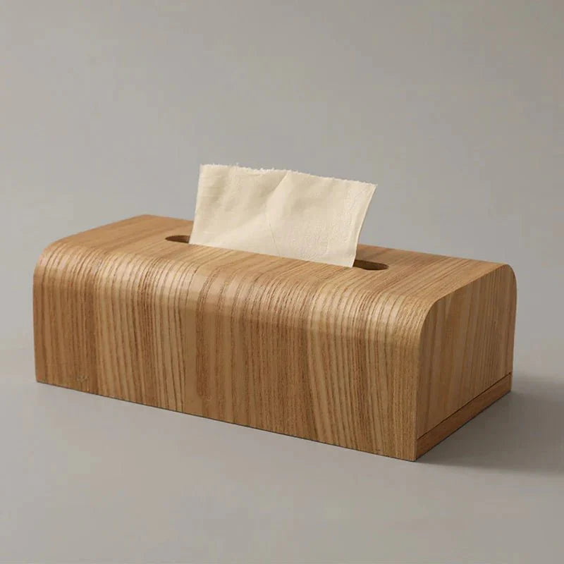 TissueNest | Walnoothouten tissuebox, massief hout, elegant en functioneel