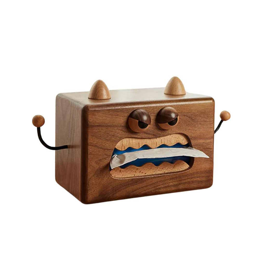 Woodyra | Handgemaakte houten tissuebox – elegante servethouder voor stijlvolle interieurs