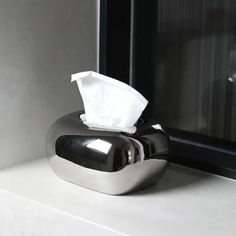 Boxora | Moderne keramische tissuebox – stijlvolle servethouder voor in de badkamer