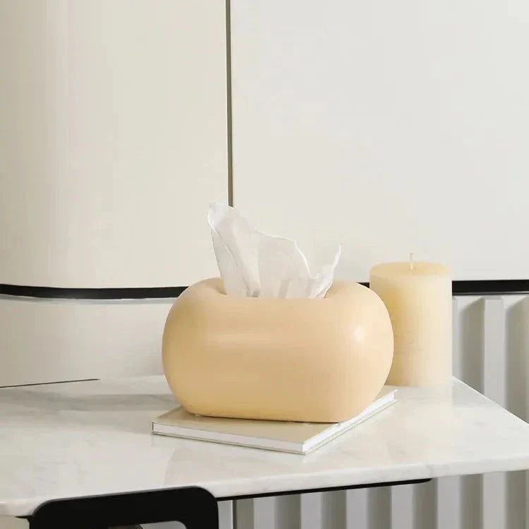 Boxora | Moderne keramische tissuebox – stijlvolle servethouder voor in de badkamer