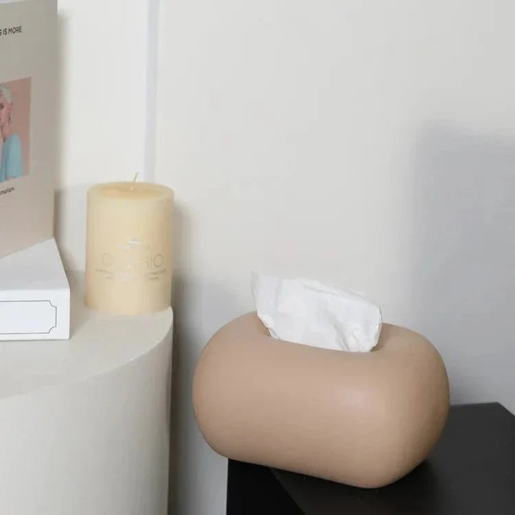 Boxora | Moderne keramische tissuebox – stijlvolle servethouder voor in de badkamer