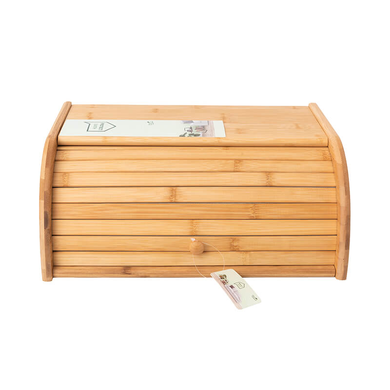 LoafVault | Bamboe houten broodtrommel met schuifdeksel – Vers brood bewaren