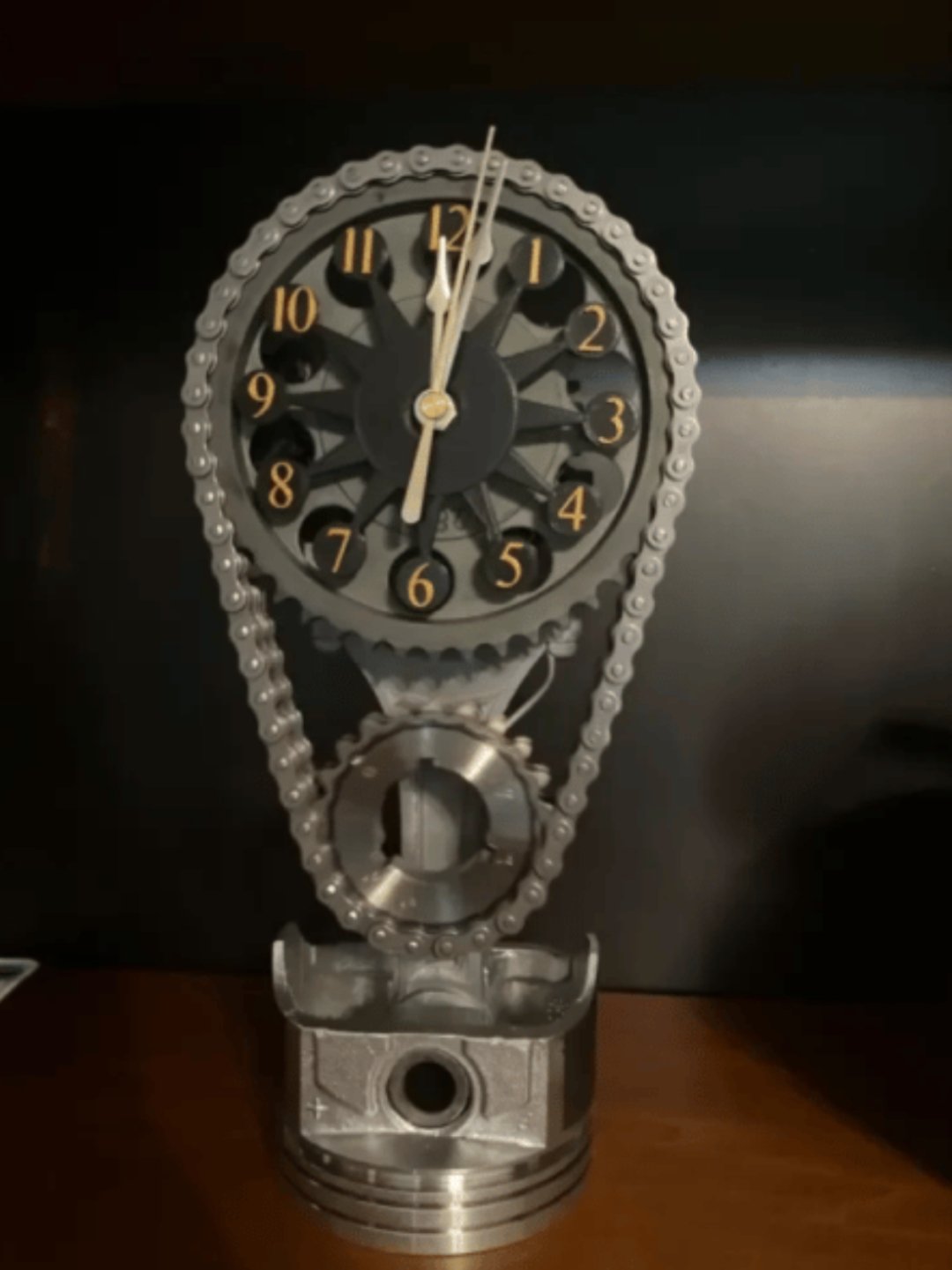 Ticktor | Industriële tandwielwandklok – Moderne mechanische decoratie voor thuis en op kantoor
