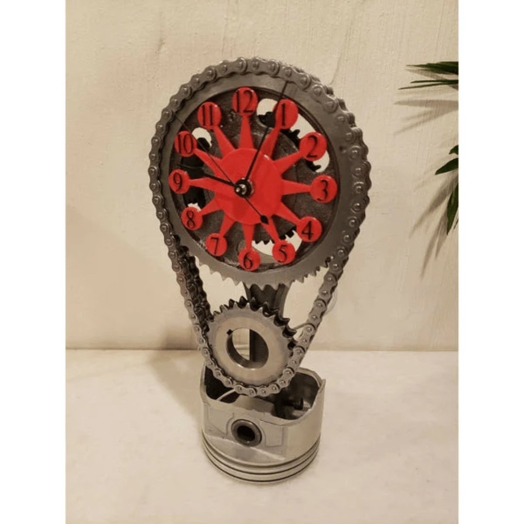 Ticktor | Industriële tandwielwandklok – Moderne mechanische decoratie voor thuis en op kantoor